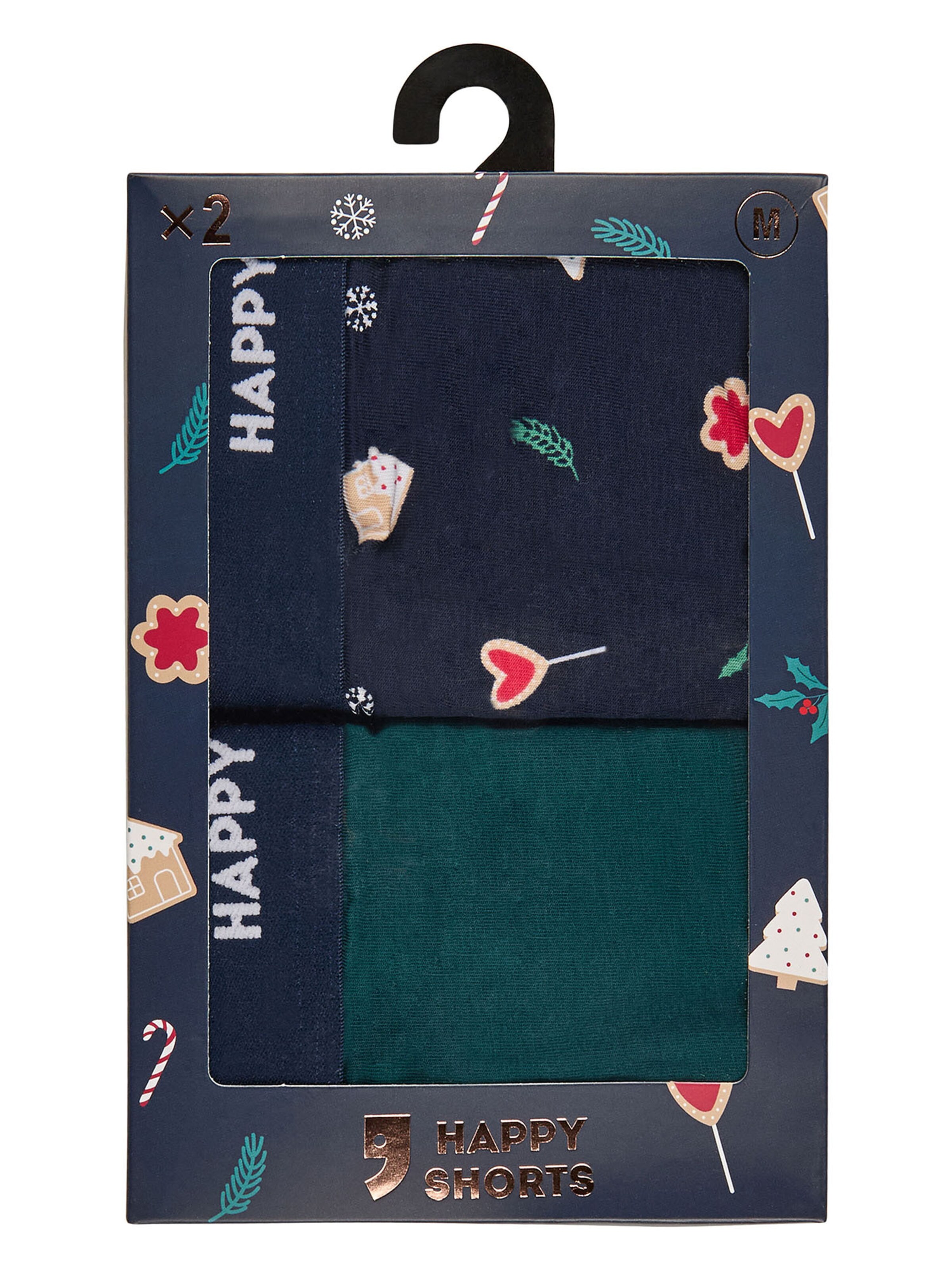 Happy Shorts Boxer shorts 'Christmas' in Blue
