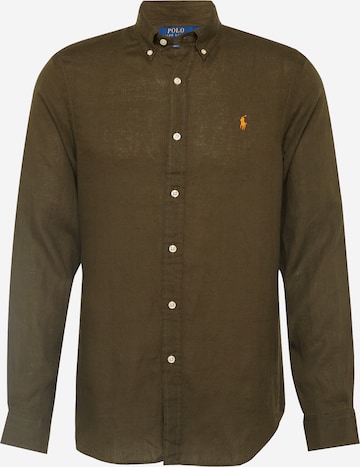 Polo Ralph Lauren Риза в зелено: отпред
