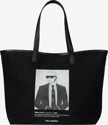 Karl LagerfeldShopper torba - crna boja: prednji dio