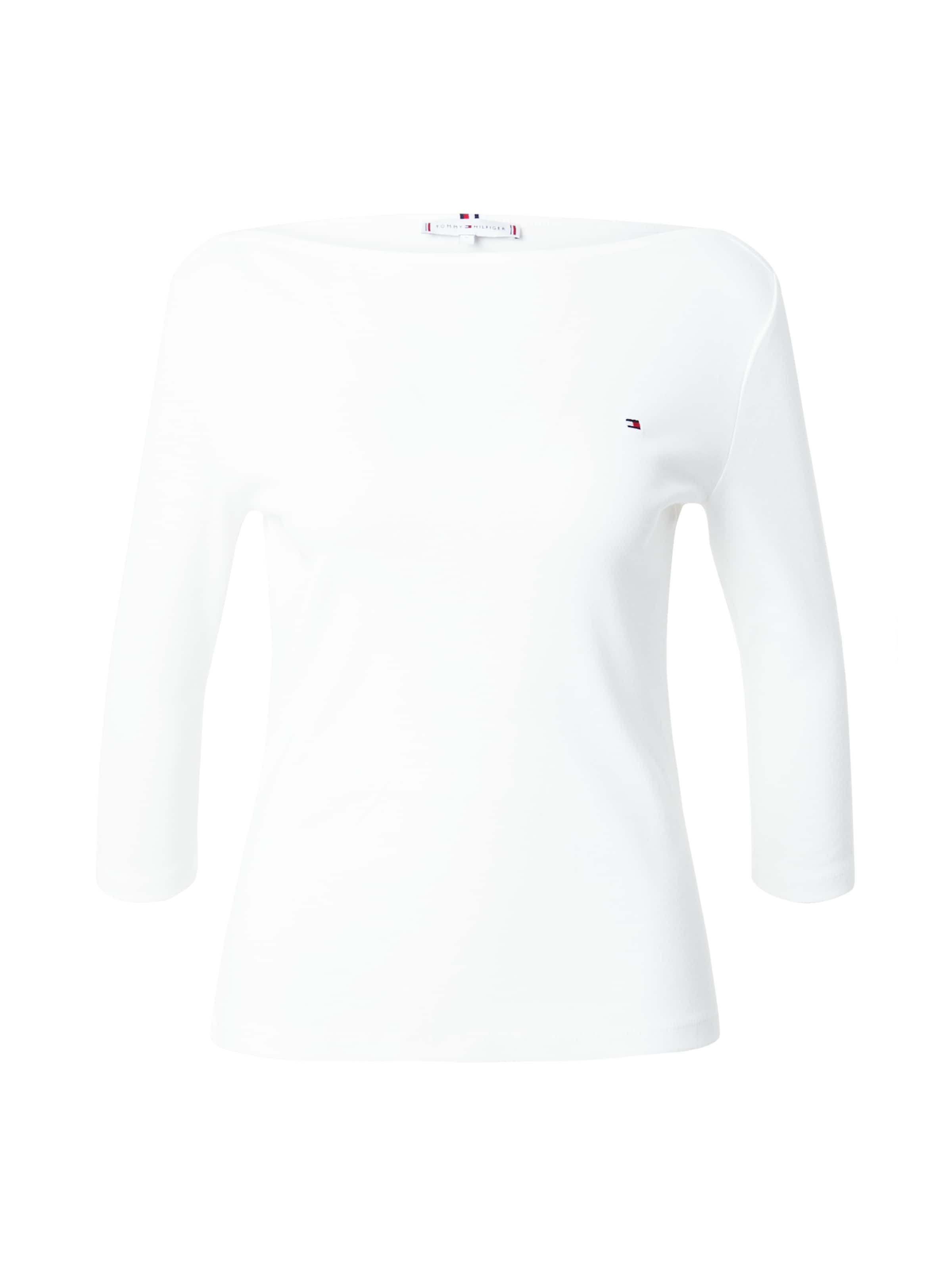 TOMMY HILFIGER Тениска 'New Cody' в бяло: отпред