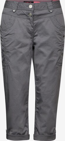 CECIL Slimfit Broek 'New York' in Grijs: voorkant