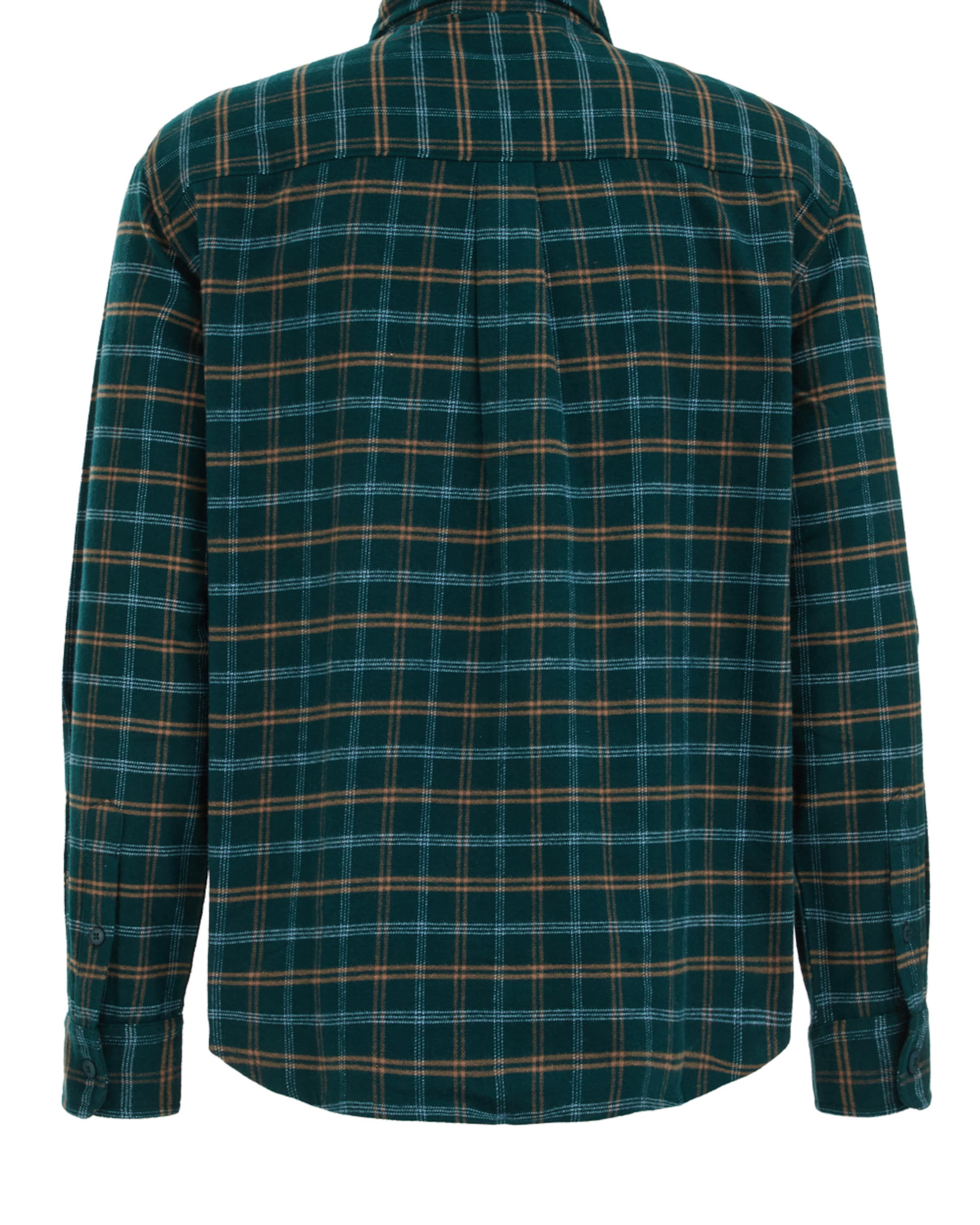 WE Fashion Rovný strih Košeľa - Zelená
