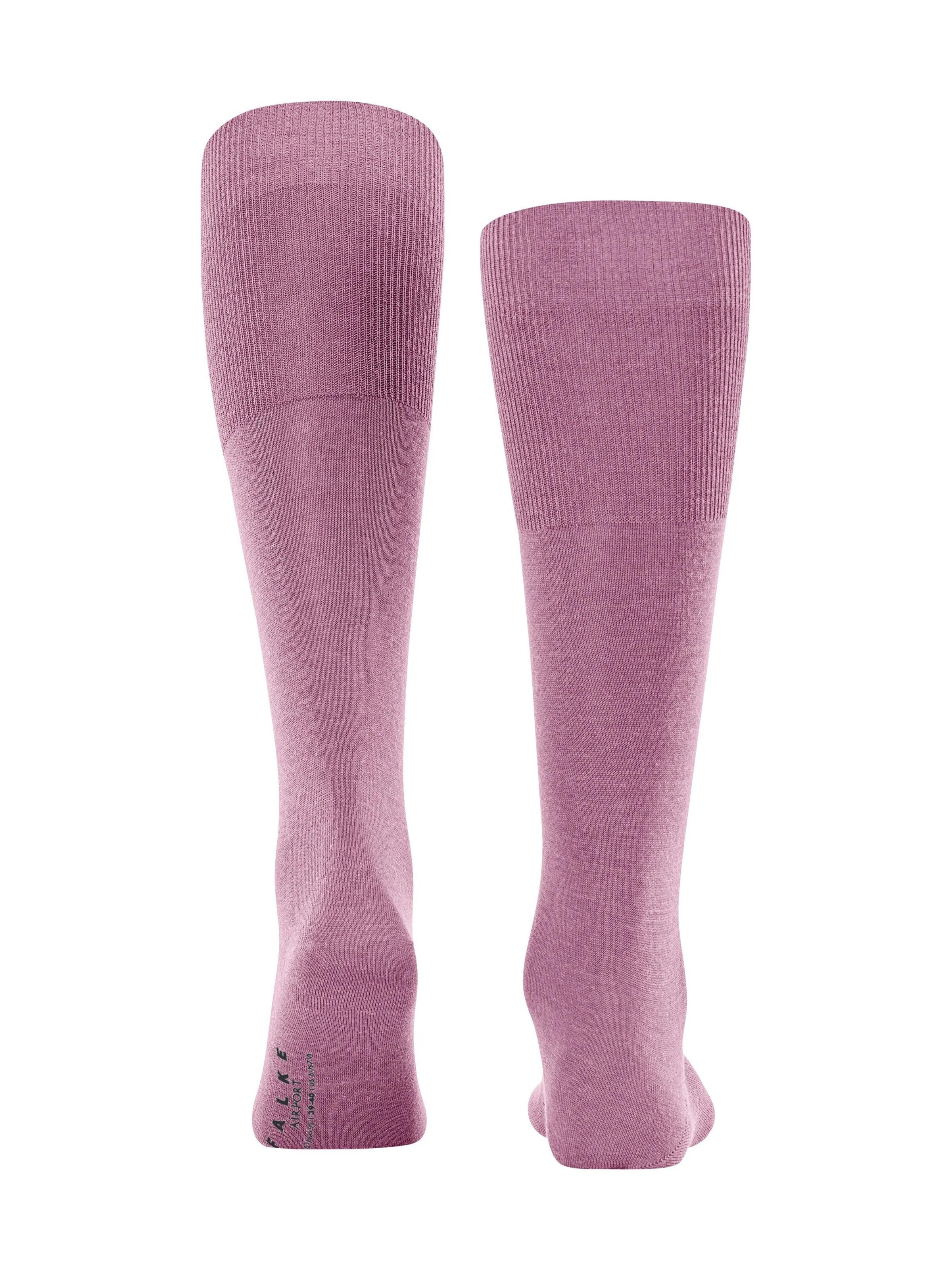 FALKE Knee High Socks 'Airport' in Pink