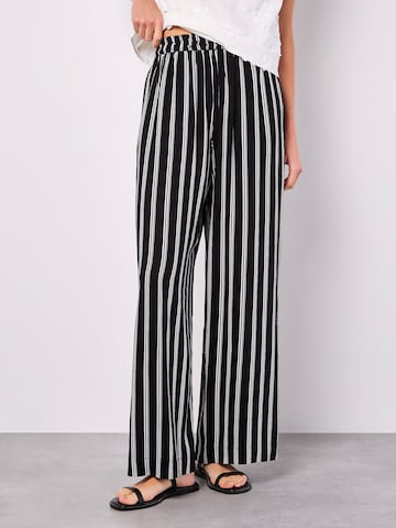 Wide Leg Pantalon ' ' Apricot en noir
