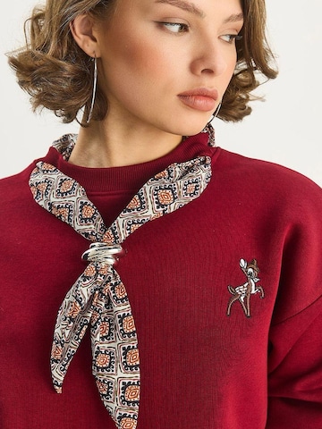 Bianco Lucci Sweatshirt in Red