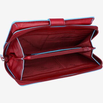 Piquadro Wallet 'Blue Square' in Red