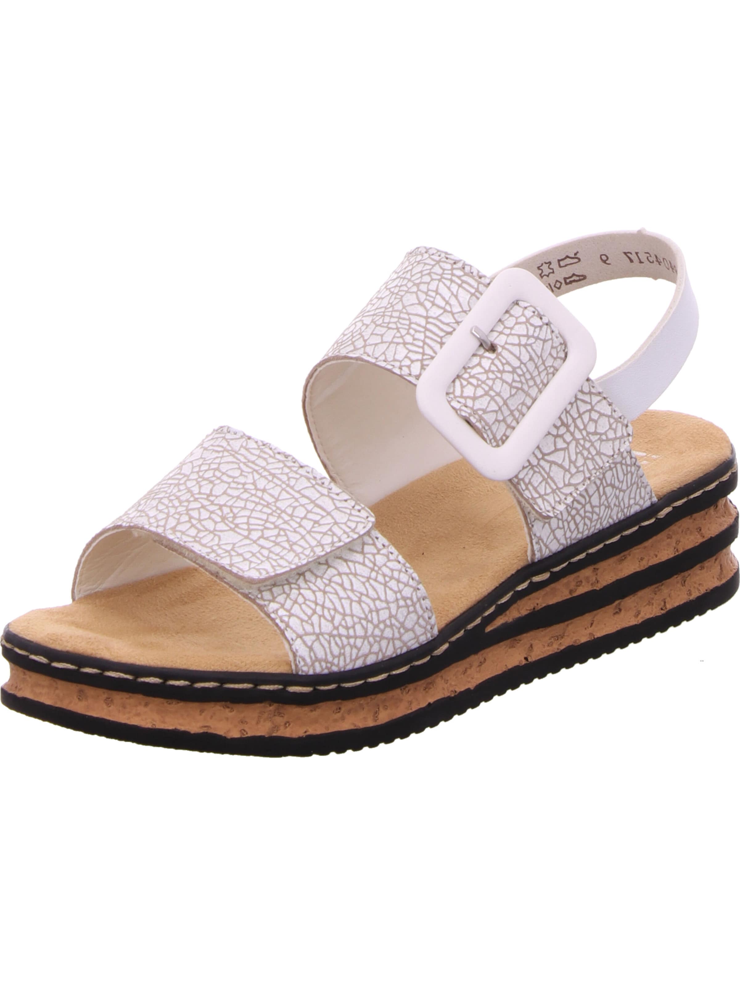 Rieker Sandals '62950' in White: front