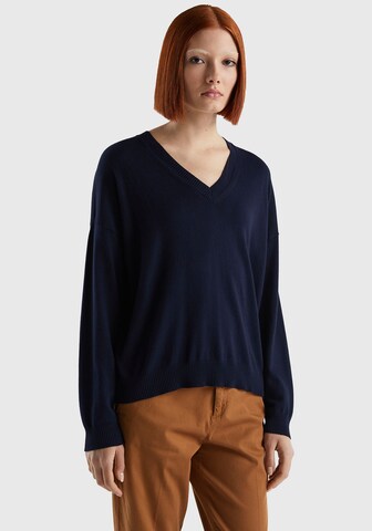 UNITED COLORS OF BENETTON Pullover in Blau: predná strana