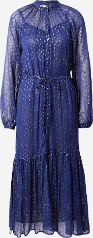 Robe-chemise Warehouse en bleu : devant