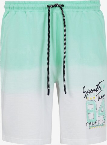 Jan Vanderstorm Loose fit Pants 'Panu' in Green: front