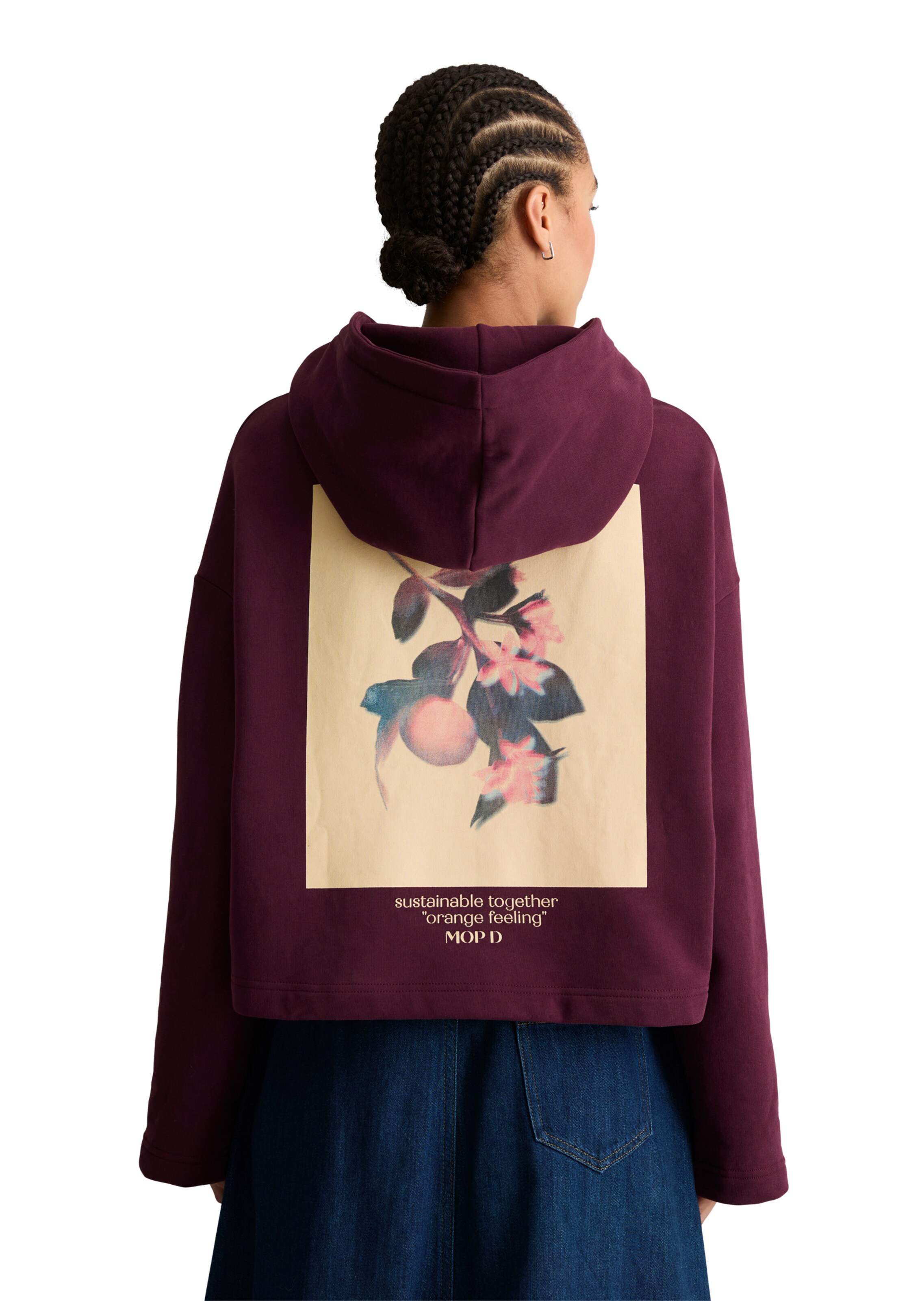 Marc O'Polo DENIM Sweatshirt in Red: front