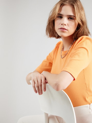 PIECES Shirt 'Ruka' in Orange