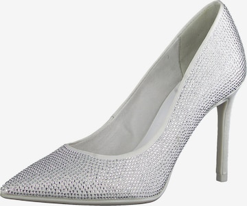TAMARIS Официални дамски обувки в сребърно: отпред