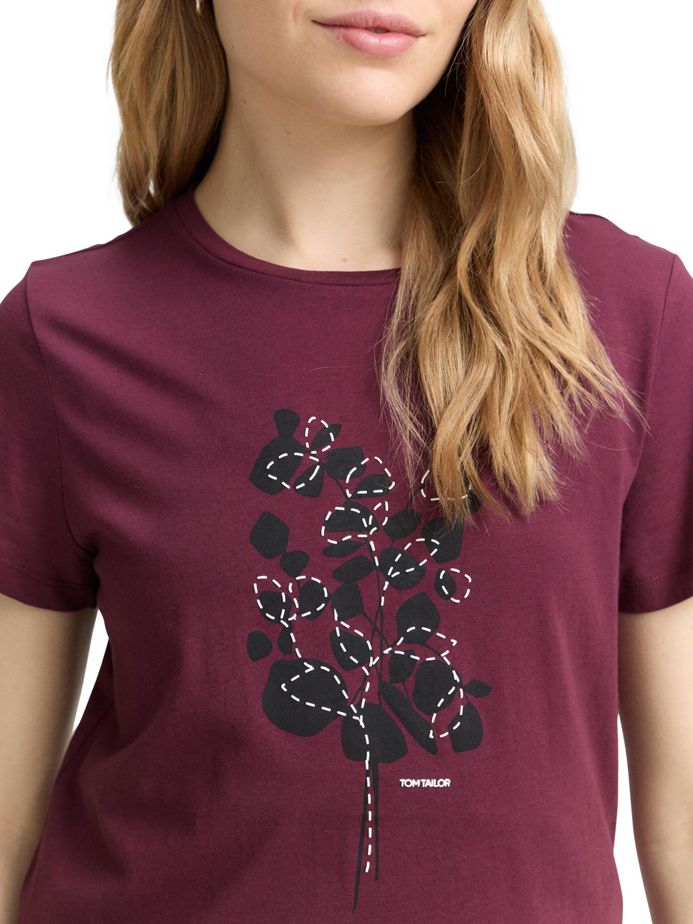 TOM TAILOR Majica | rdeča barva