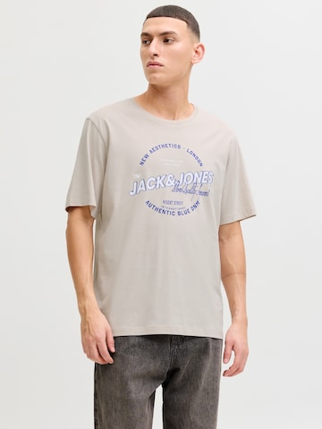JACK & JONES - Camiseta en beige: frente