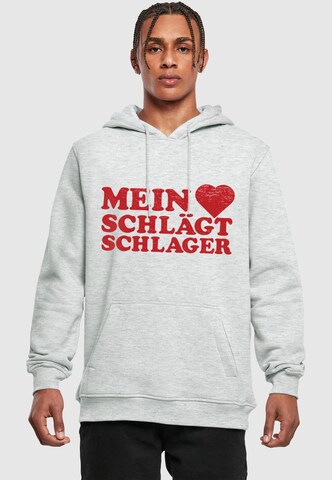 Merchcode Sweatshirt in Grey: front