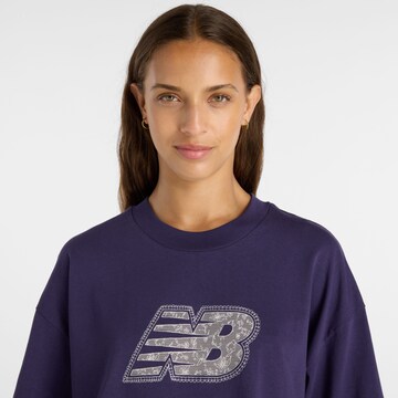 new balance - Camisa oversized em roxo
