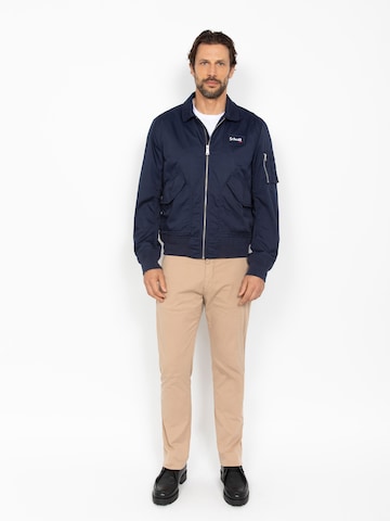 Manteau mi-saison Schott NYC en bleu