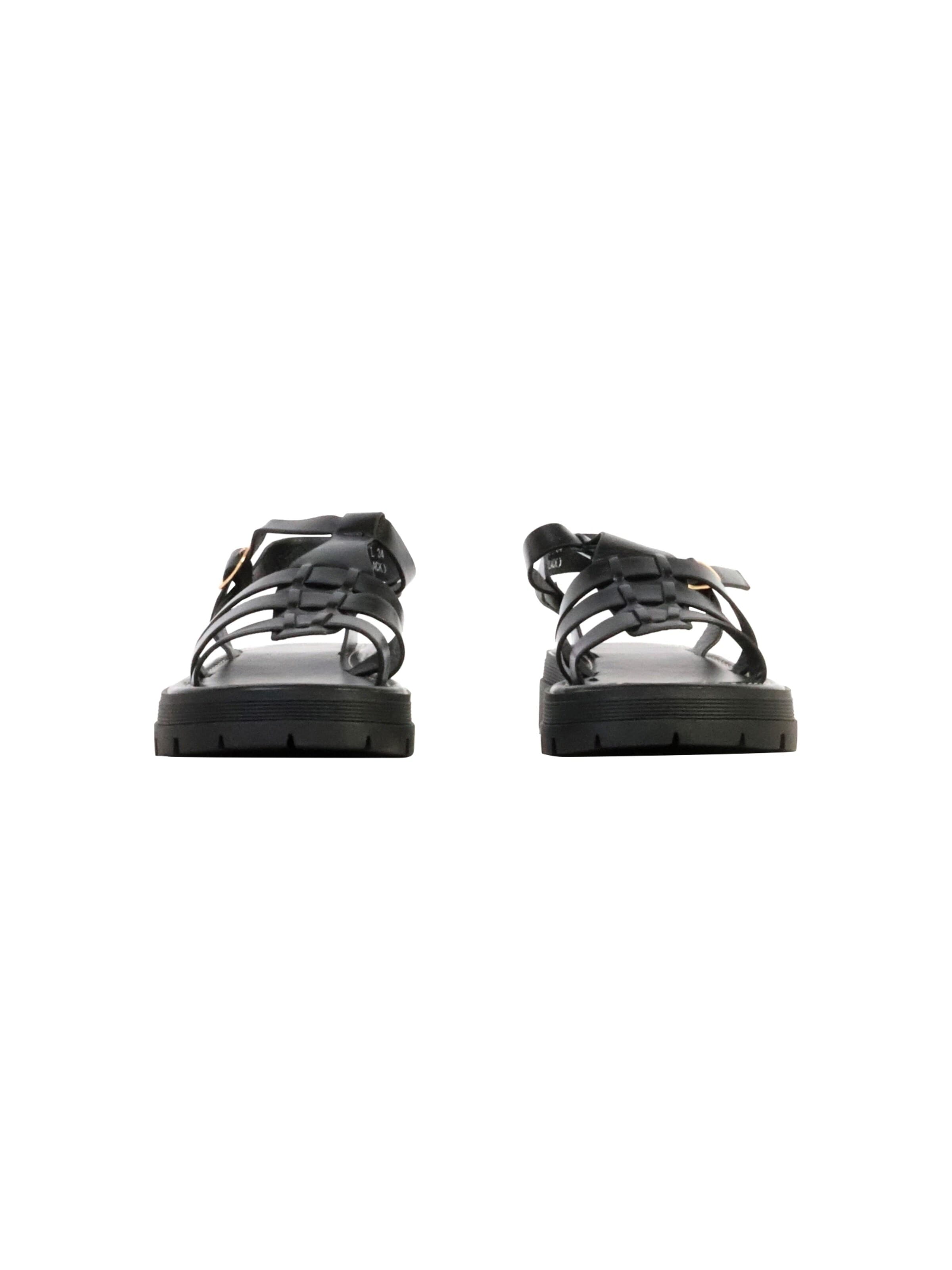 Sandales 'Kindersandalen mit Riemen' Super Mode en noir