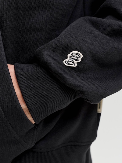 JACK & JONES Sweatshirt 'JORFrederiksberg' in XS in Anthracite / Black, Item view