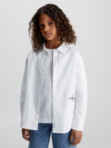 Calvin Klein Jeans Pusero värissä valkoinen: edessä