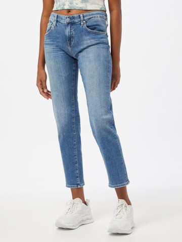 Coupe slim Jean AG Jeans en bleu : devant