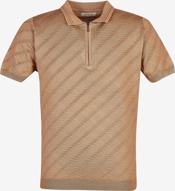 Leif Nelson Shirt in Bruin: voorkant