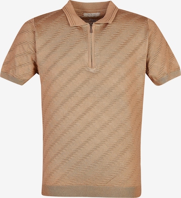 Leif Nelson Shirt in Bruin: voorkant