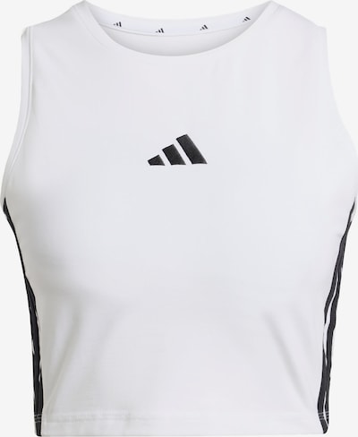 XXXS-XXS dydžio Sportiniai marškinėliai be rankovių 'Essentials' iš ADIDAS SPORTSWEAR, spalva – juoda / balta, Prekių apžvalga