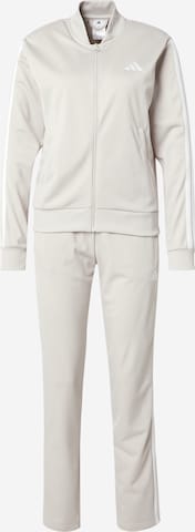 pilka ADIDAS SPORTSWEAR Treniruočių kostiumas 'Essentials': priekis