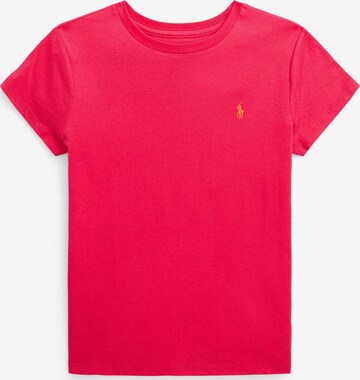 T-Shirt Polo Ralph Lauren en rose : devant