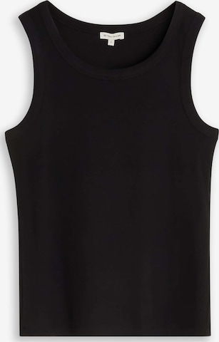 TOM TAILOR Top in Zwart: voorkant