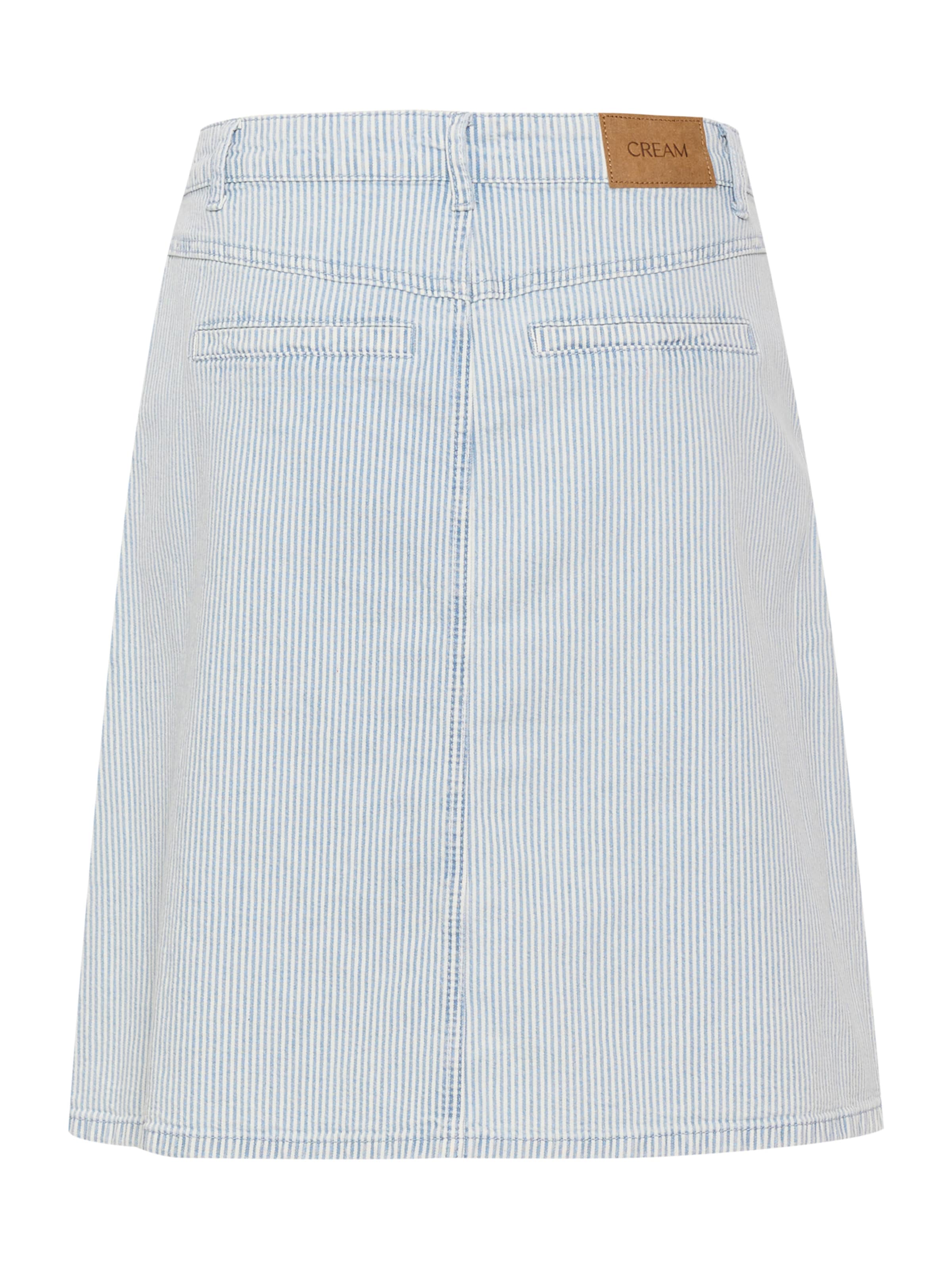 Cream Nederdel 'Bethany' i blå