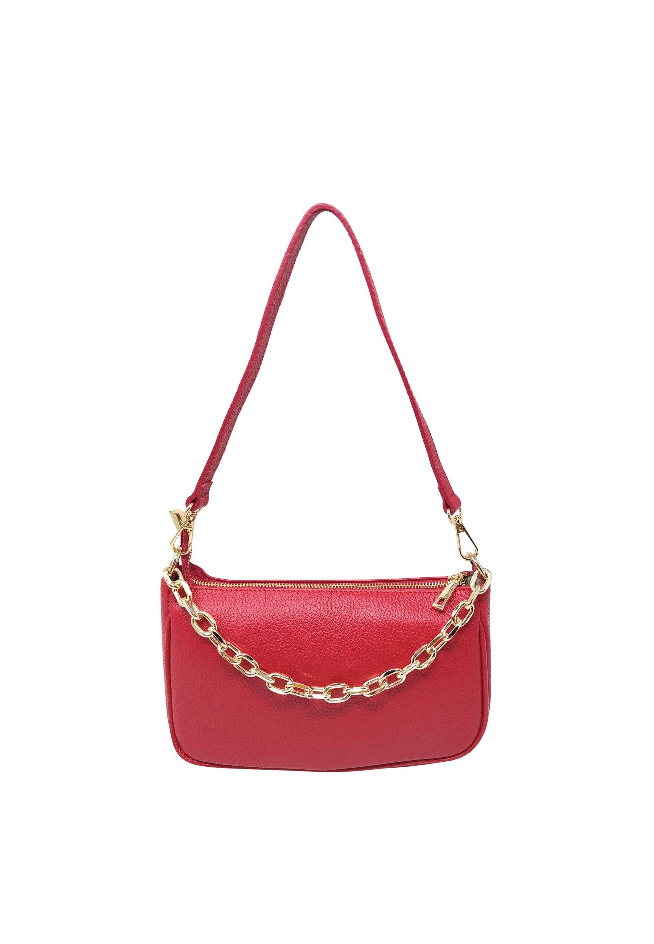 CHICCA BORSE Schoudertas in Rood: voorkant