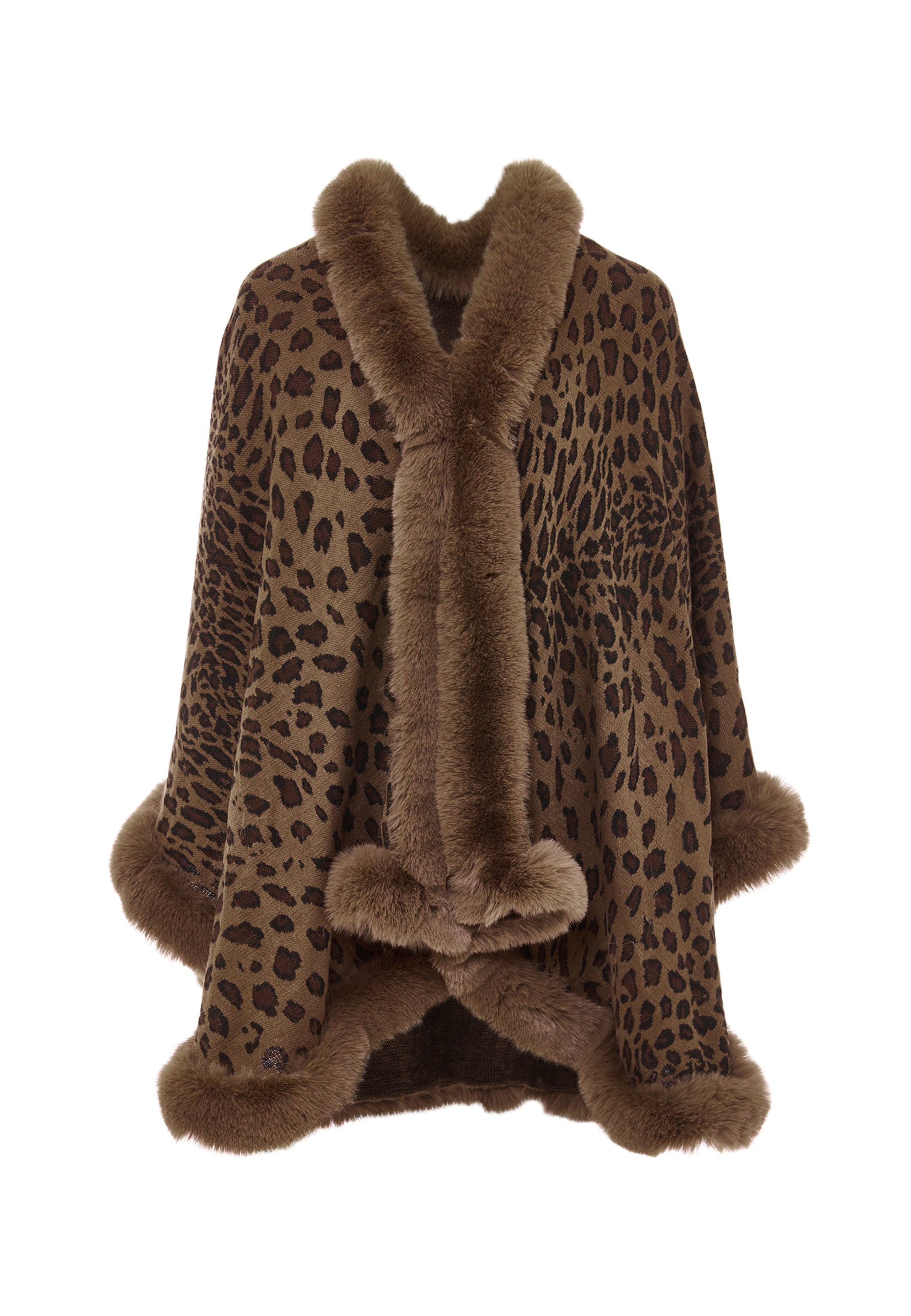 brūns OSHA Pončo: no priekšpuses