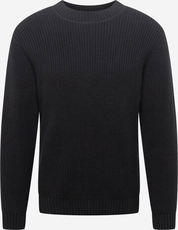 ABOUT YOU Sweater 'Aiden' in Black: front