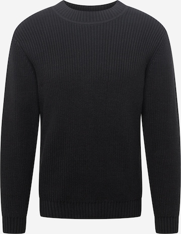 ABOUT YOU Пуловер 'Aiden' в черно: отпред