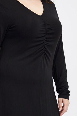 Fransa Curve Dress in Black
