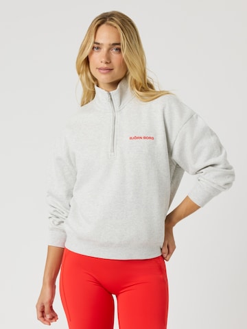 BJÖRN BORG Sweater in Grey: front