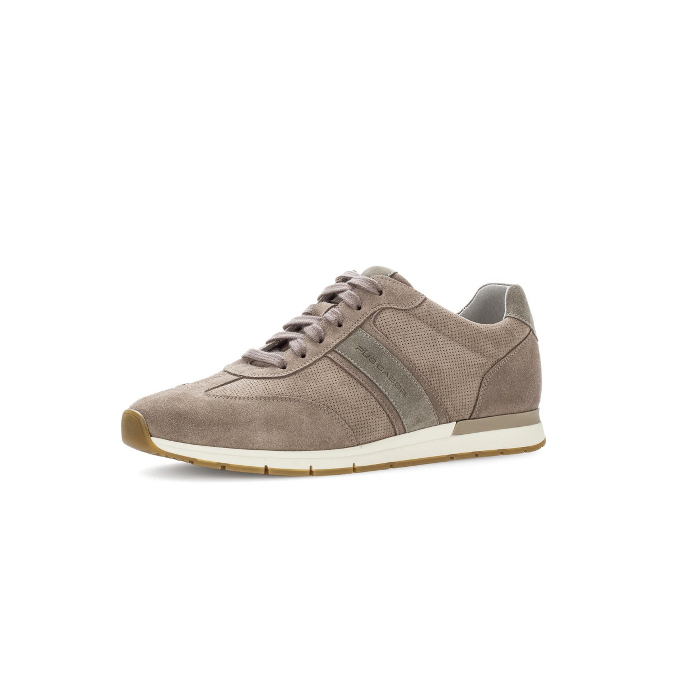Pius Gabor Platform trainers in Brown: front