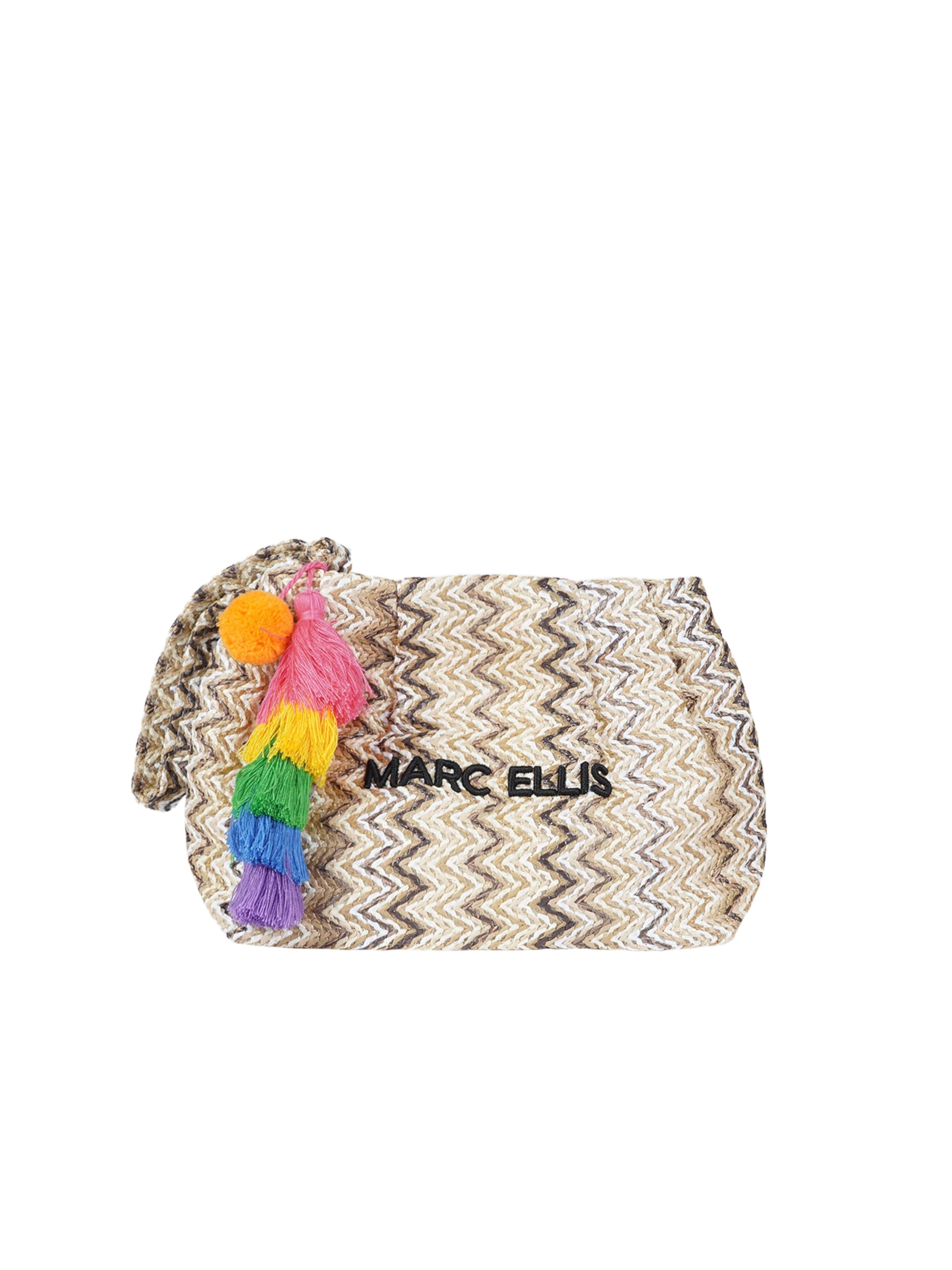 Pochette Marc Ellis en beige : devant