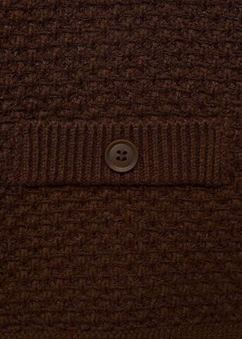 MANGO Cardigan 'Choco' i brun