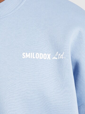 Smilodox Sweatshirt ' Liquid Brail ' in Blue