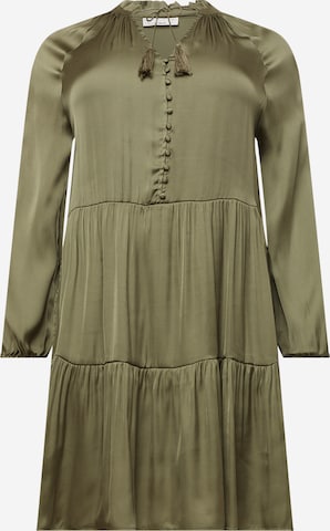 Guido Maria Kretschmer Curvy Collection - Vestido camisero 'Jula' en verde: frente