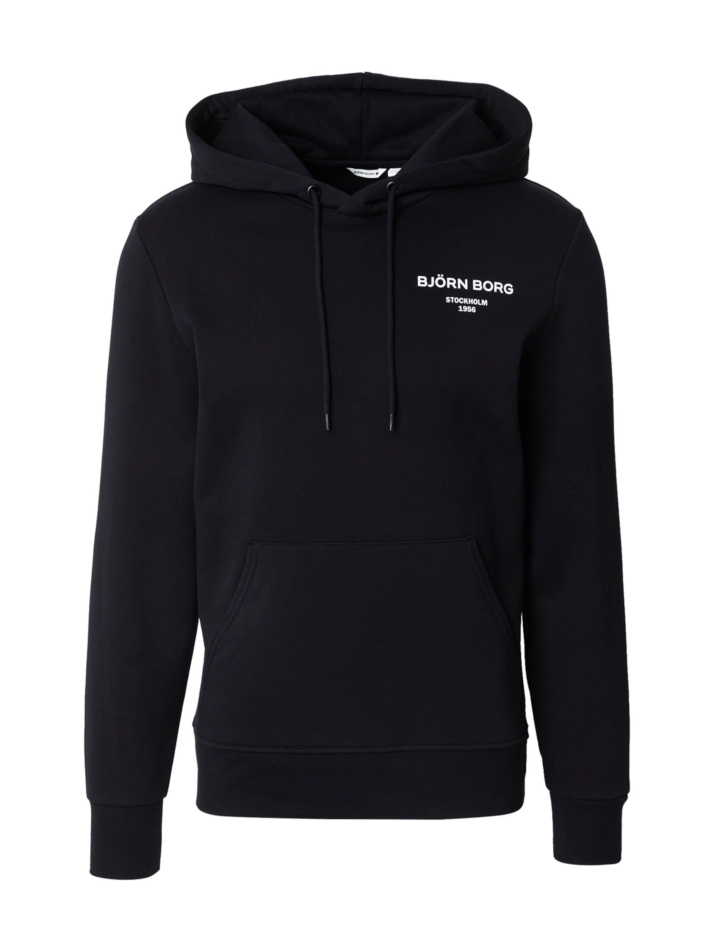 BJÖRN BORG Sportsweatshirt 'Essentail 1' i sort: forside