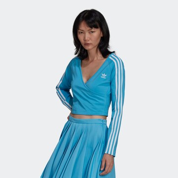 ADIDAS ORIGINALS Shirt 'Adicolor' in Blau: predná strana