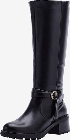 Bottes Elara en noir : devant