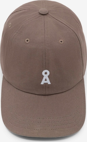 ARMEDANGELS Cap 'YENAAS BOLD' in Brown: front