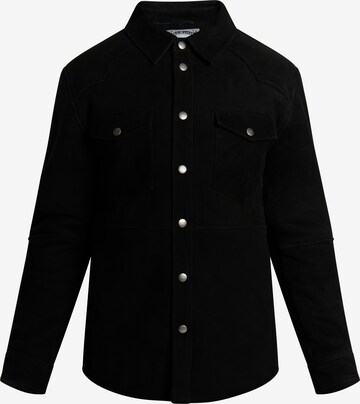 DreiMaster Vintage Regular fit Between-Season Jacket in Black: front