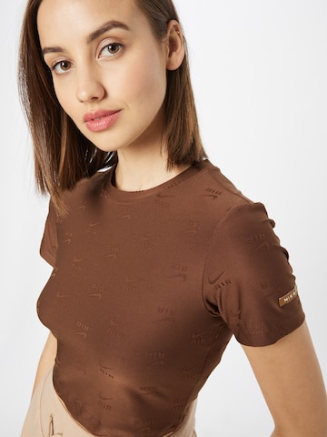 NIKE Shirt 'Air' in Brown